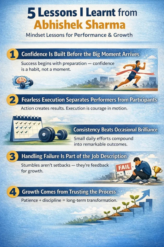 5 lessons i learnt from Abhishek Sharma