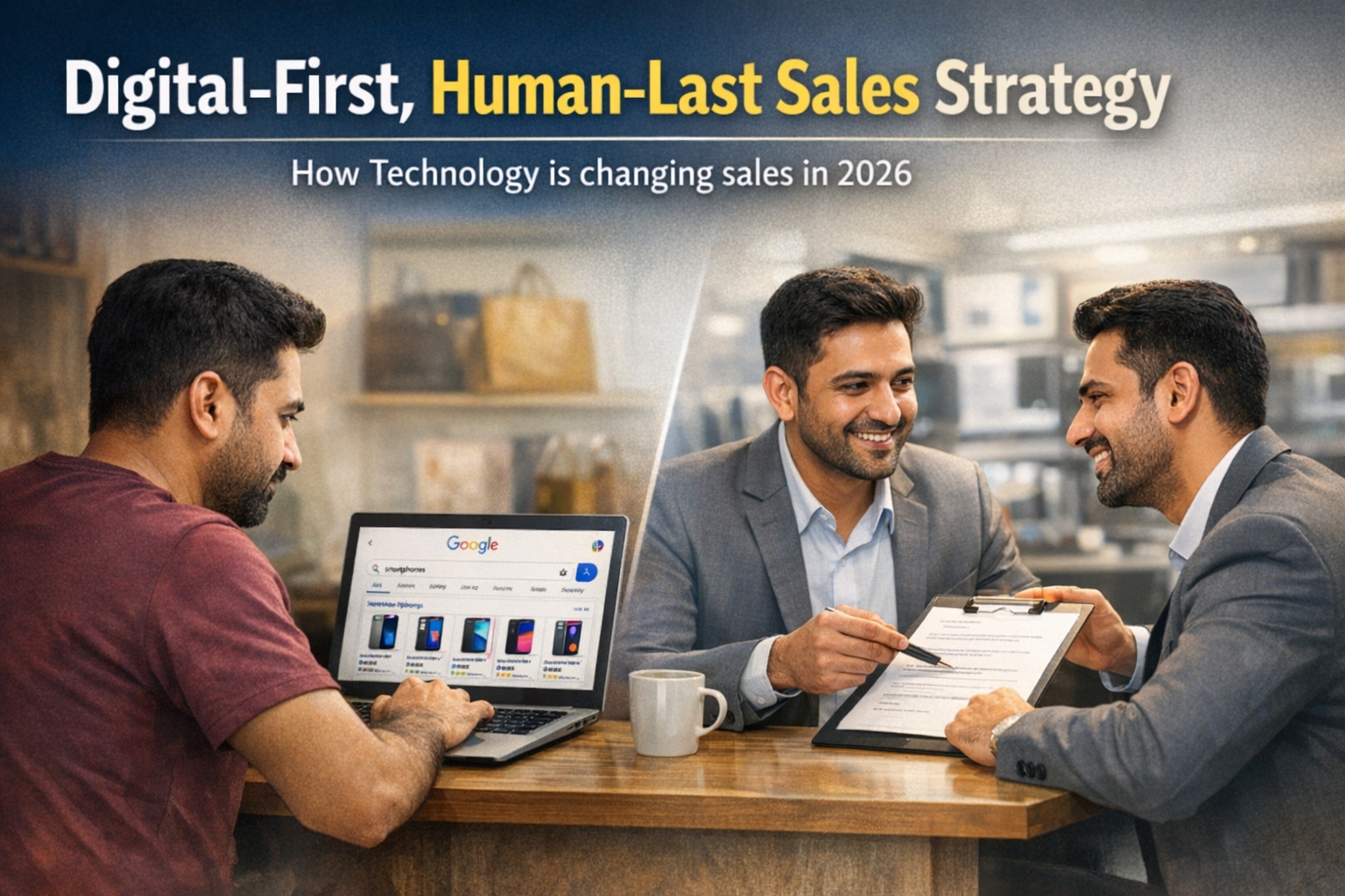 Digital-First Human-Last Sales Strategy